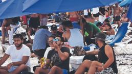 Quintana Roo en peligro de tercera ola de Covid, es el único estado en semáforo naranja 