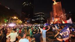 Festejo del Cruz Azul congregó a 80 mil personas en el Ángel de la Independencia: Sheinbaum