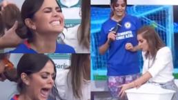 Marisol González cumple arriesgada apuesta en vivo, tras legendario triunfo del Cruz Azul 