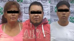 Cae un trío mientras vendía droga en calles de la alcaldía Venustiano Carranza
