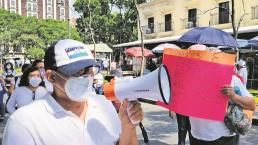 Profesores del Colegio de Bachilleres exigen pagos que les deben desde hace 3 años en Morelos