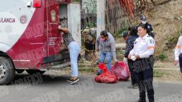 Policías estatales detienen a hombre con una cabeza humana en el Estado de México