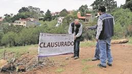 Clasuran obra por daños a recursos naturales, ecosistemas, flora y fauna en Morelos