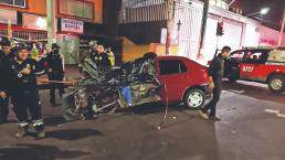 Muere prensada una mujer que iba de copiloto, el conductor iba tendido en Iztapalapa