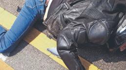 Motociclista se desangra y muere tras amputarse pierna, por choque en Tlalpan
