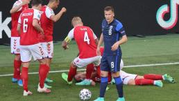 Christian Eriksen se desploma en partido entre Dinamarca y Finlandia