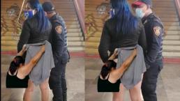 Identifican a policía que fue grabado en acto sexual por su compañero, en el Metro de CDMX