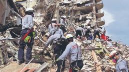 Derrumbe de un edificio deja al menos 4 muertos y 159 desaparecidos, en Estados Unidos 