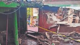 Explota caldera en balneario de Morelos y ola expansiva derrumba varias paredes