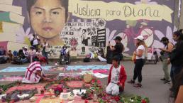 Familiares de Diana Velázquez se manifiestan en Edomex, a cuatro años de su feminicidio 
