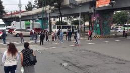 Vecinos bloquean varios puntos de la Gustavo A Madero, exigen agua y prometen no irse
