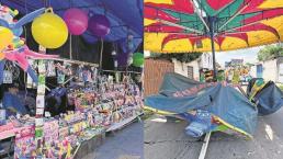 Feria de “Nuestra Señora del Carmen” reporta bajas ventas en Morelos, luce vacía 