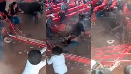 Toro embiste a asistentes a jaripeo en Michoacán, se reportan 10 lesionados