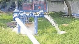 Vecinos de Cuerna reconectan bombas de agua, sin autorización de autoridades