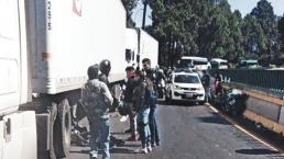 Tras accidentes de motociclistas en la México-Cuernavaca, prevalece cero vigilancia