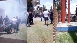 Amigos rugen motos frente a ataúd de policía que quedó sin pie en la México-Cuernavaca