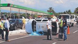 Muere taxista de 63 años despanzurrado, sobre la autopista México - Acapulco