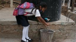 Estudiantes advierten que 17 mil escuelas de México no tienen agua, para un sano regreso