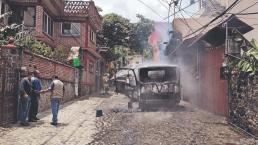 Fuga ocasiona incendio de pipa en Morelos y le saca sustito a varios vecinos