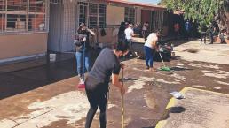 Realizan jornadas de limpieza para retornar las clases, en escuelas de Morelos