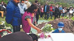 "Nos vemos pronto mi niña, cuídate mucho", sepultan a la joven Ana Karen en Tlalnepantla