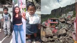  Joven mamá y sus dos niños desaparecieron tras derrumbe en Cerro del Chiquihuite