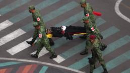 Cadete del Heroico Colegio Militar se desmaya en pleno desfile; así transcurrió la jornada en CDMX