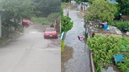 Más de 9 horas de lluvia colapsan barrancas y sumergen Jiutepec y Yautepec en Morelos