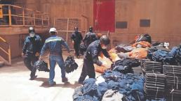 Policías incineran más de 10 mil uniformes caducados para evitar mal uso, en Morelos