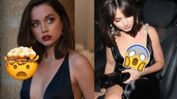 Se le escapa pezón a Ana de Armas, en la alfombra roja de “No Time To Die”