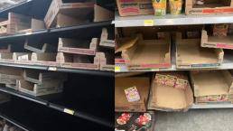 Mexicanos hacen compras de pánico y arrasan con sopas instantáneas de los supermercados