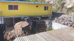 Vecino en Cuernavaca provoca derrumbe y hasta su casa terminó dañada