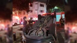 Por conducir ebrio, conductor vuelca su camioneta de lujo en calles de Cuauhtémoc