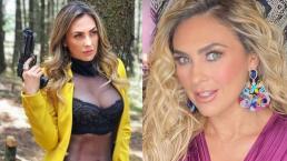 Aracely Arámbula menea tremendas curvas en diminuta lencería y presume súper abdomen