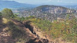 Autoridades esperan dictamen para decidir si desalojan viviendas en cerro de Morelos