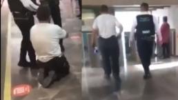 ¡Milagro en el Metro CDMX! Captan a ñor con supuesta discapacidad caminando normal