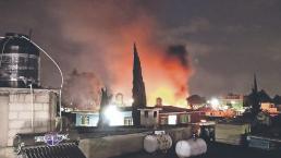 Estalla pirotecnia ilegal en una casa de Tultepec, hay 4 quemados
