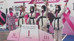 Taekwondoín de Morelos conquista el podium del Primer Campeonato Nacional Juvenil