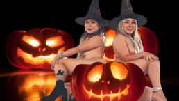 Nicole Gi y Romina Boudoir están listas para gozar de un Halloween muy candente