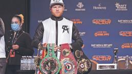 Canelo Álvarez listo para buscar la victoria ante Caleb Plant en la contienda del sábado