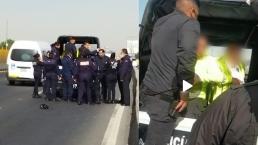 Policías en Edomex detienen a paramédicos de Capufe por documentar accidente en la México-Puebla