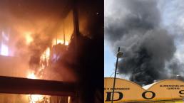 Registran fuerte incendio en el Mercado de Sonora, fotos y videos muestran la destrucción 