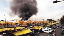 Comerciantes del Mercado de Sonora exigen revisión y que ambulantaje se quite, tras incendio