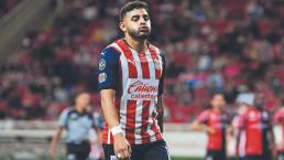 Alexis Vega sigue sin recuperarse de su lesión de tobillo, Chivas duda jugar sin él