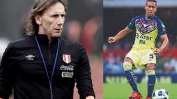 Ricardo Gareca le dice al América que sí cuidaron de Pedro Aquino en Perú