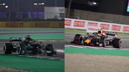 Checo Pérez remonta y finaliza cuarto, Lewis Hamilton gana el GP de Qatar