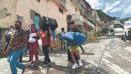 Autoridades les piden comprobante de vivienda a damnificados del Cerro del Chiquihuite