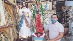 Comerciantes de la Basílica de Guadalupe esperan subir sus ventas en esta época decembrina