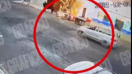 Sale de la cárcel la policía que atropelló y mató a doñita de los jugos en Neza, video la captó