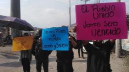 Vecinos de Tlalnepantla protestan porque obras en autopista los dejarán encerrados